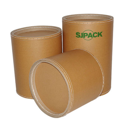 Buy 27L 7 Gallon Barrel Paper Lid Fiberboard Drum With Ring Lock Lid online manufacture
