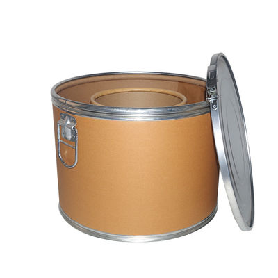 Buy Recyclable 51cm Fiber Cable Drum Sealed Kraft Paper Drum With Metal Lid online manufacture