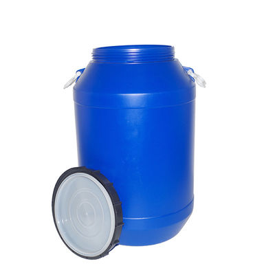 Buy 50Litre Blue Hdpe Plastic Drumsbarrel Thickened 50kg Chemical Coating Plastic Bucket With Lid online manufacture