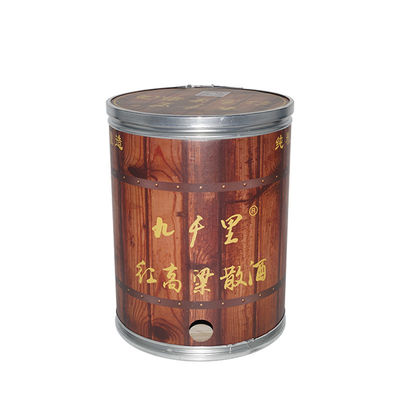 Buy Modified Fibre Drum With Faucet Hole-Reusable Alcohol Storage Barrel online manufacture